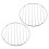 Stainless Steel Trivet Round 2 pcs 1