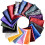 Men's Pocket Squares Set Assorted Colors 20 pcs with Box 5