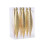 Gold Christmas Tree Ornaments Set 6 pcs 16 cm electroplated 2