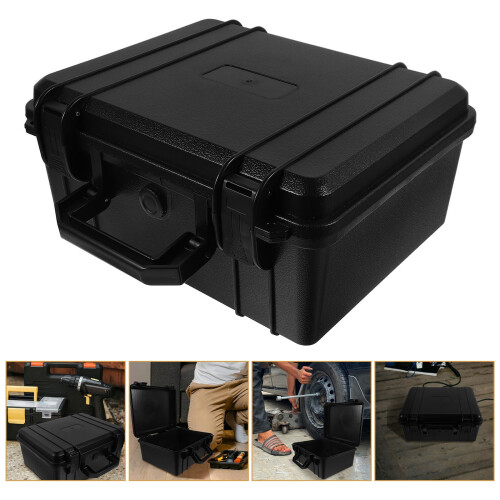 Toolbox Handle Travel Organizer Foldable Black 2