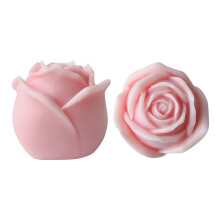 Rose Candle Silicone Mold DIY Gypsum Mold
