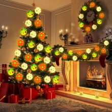 Battery LED Lights Red Green White 10ft 20-LED Waterproof