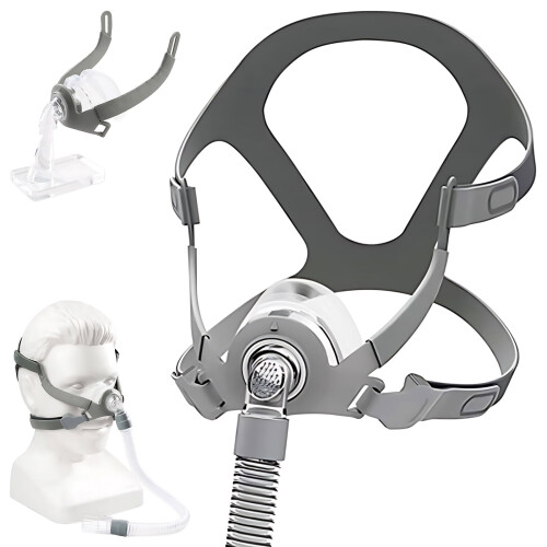 N5B Nasal Mask with Soft Elastic Headgear