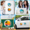 Beach Refrigerator Magnets 4 Pack 7