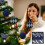 Glitter Plastic Christmas Ball Ornaments Blue 9 pcs 2