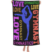 Microfiber Gymnastics Beach Towel Soft Quick-Dry 31.5x51.2
