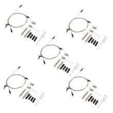 5X Rc Car Modified Part Steel Rope for 1/10 Rc Crawler -4 Trx4 Axial Scx10 D90 D110