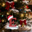 Christmas Letter Ornament Personalized Initial E White 5