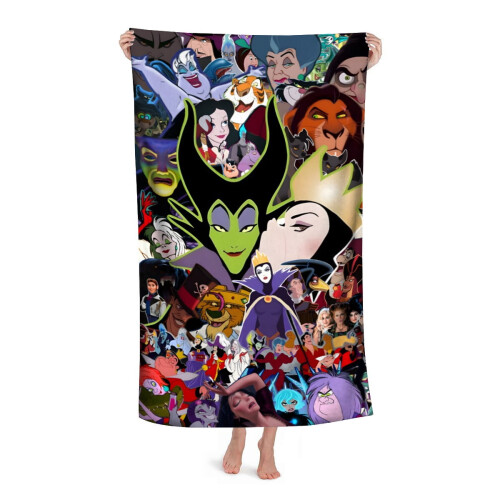 Villains Beach Quick-Drying Towel 30.7x59in 2