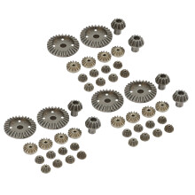 Upgrade Metal Gear 30T 16T 10T Differential Driving Gears for  144001 12428 12429 12423 12429,48 Pcs