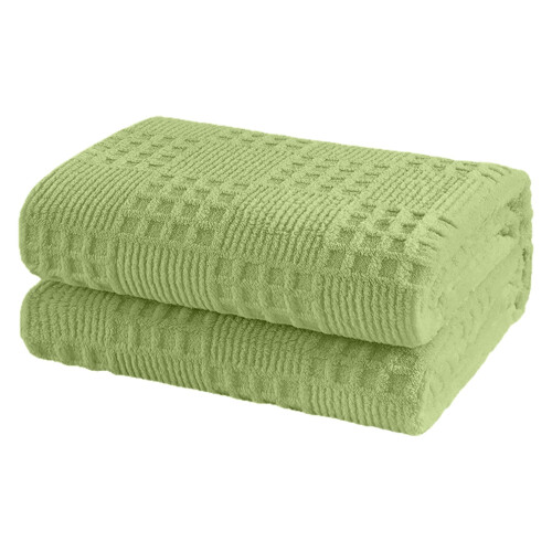 Cotton Weave Throw Blanket Soft Lightweight Breathable