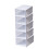 Stackable Plastic Shoe Boxes Clear Front 13x9x5.5 cm 6