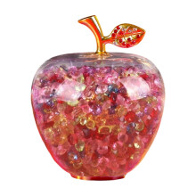 Crystal Apple Ornament Handcrafted Glass 1 Piece 3.94x2.95