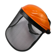 Safety Helmet with Full Face Mesh for Grass Trimmer