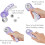 Rotary Cutter 45mm Fabric Ergonomic Handle Purple 3