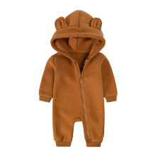 Baby Bear Ears Hooded Cotton Bodysuit 0-24 Months