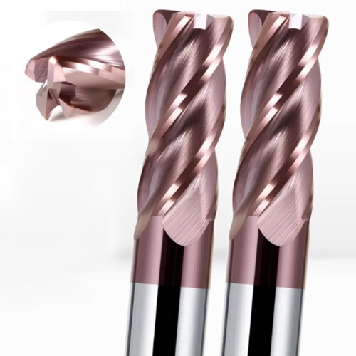 Corner Radius End Mill HRC62 Tungsten Carbide 4-Flute 1