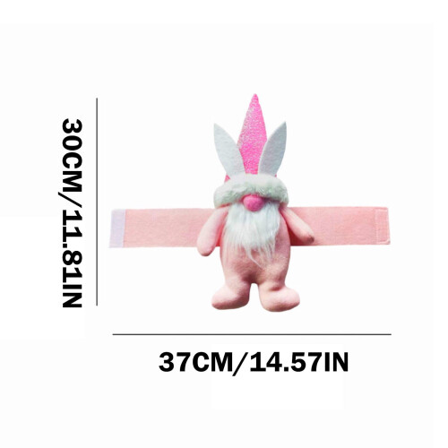 Hand-Knitted Rabbit Curtain Tiebacks for Easter Spring 1