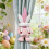 Hand-Knitted Rabbit Curtain Tiebacks for Easter Spring 7