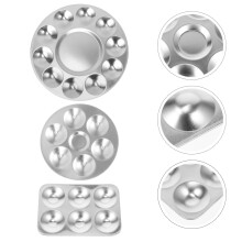 Aluminum Painting Palette Tray 3 Pieces