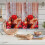 Bunny Cups Easter Kitchen Towels Red Buffalo Check 2 Pack 1