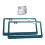 Car License Plate Frame Blue Decorative Sturdy 1 Piece 2