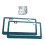 Car License Plate Frame Blue Decorative Sturdy 1 Piece 3