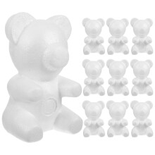 Bear-Shaped Floral Foam Craft Supply 1 Piece