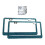 Car License Plate Frame Blue Decorative Sturdy 1 Piece 4