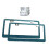Car License Plate Frame Blue Decorative Sturdy 1 Piece 5