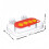 Window Hummingbird Feeder Red Plastic 2 pcs 2