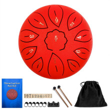 Hand Pan Steel Drum C Major 11-Note 6 Inch