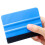Car Decal Squeegee Felt Edge Scraper 10x7.3 cm Blue 3