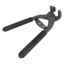 Leather Silent Pliers Carbon Steel Leather Punch Stitching Tool Sewing Chisel for Belt Wallet Strap (4Mm-4 Teeth)