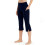 Women's High Waist Stretch Capri Pants Lightweight Solid 8