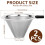 Stainless Steel Coffee Filter Double Layer Cone 2 Pcs 2