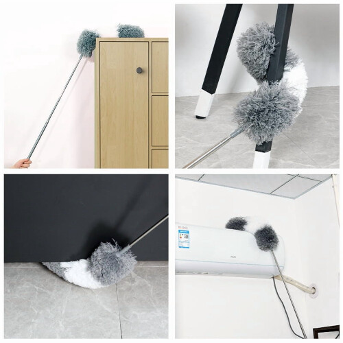 Electrostatic Dust Duster Retractable Pole 1.2m