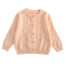 Baby Girl Cardigan Sweater Orange 12-18 Months