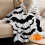 Halloween Throw Blanket Soft Plush Bats Black White 40x30 4