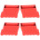 Nonslip Rubber Ladder Feet Covers 4 Pcs 1
