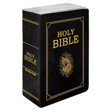 Bible Pillow Plush Book Shape Black