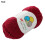 Milk Cotton Yarn 5-Ply Red Knitting Thread 1