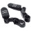 Highway Bar Footpegs Black Aluminum Left Right Front 3
