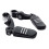 Highway Bar Footpegs Black Aluminum Left Right Front 6
