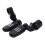 Highway Bar Footpegs Black Aluminum Left Right Front 7