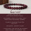 Handmade Garnet Beaded Bracelet Stretch Elastic 1 Piece 3