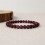 Handmade Garnet Beaded Bracelet Stretch Elastic 1 Piece 6