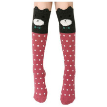 Kids Knee-High Cotton Socks for Girls Ages 3-12