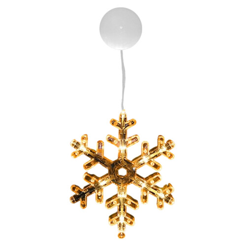 LED Snowflake Window Light with Suction Cup Battery Operated 1
