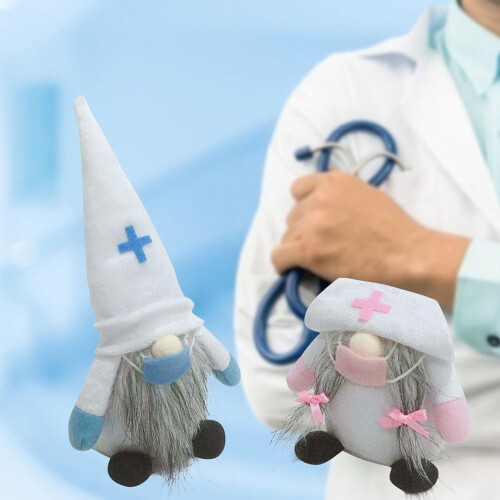 Doctor Gnome Doll Cloth Ornament 1 piece 1